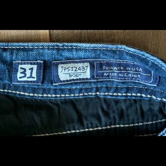 Miss Me Jeans Sz 31 Unhemmed - Picture 10 of 10